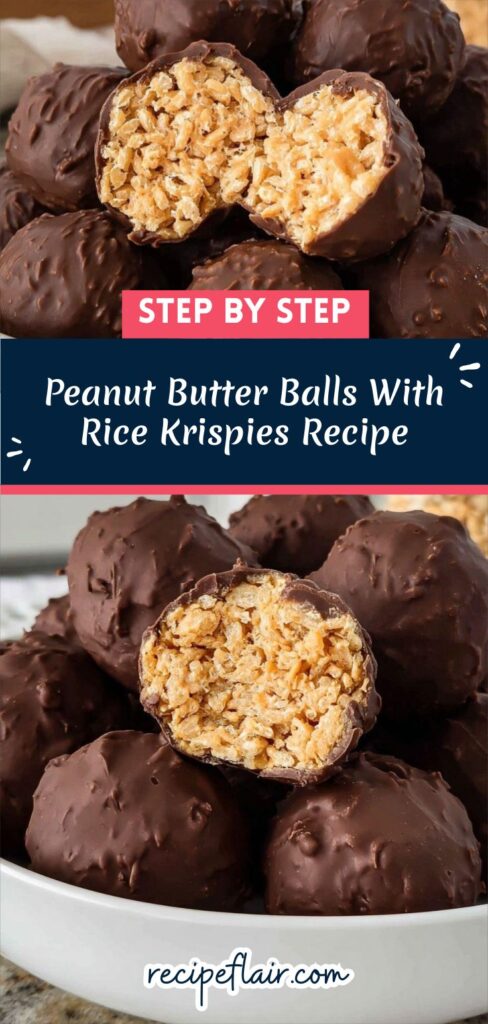 Peanut Butter Balls With Rice Krispies Recipe