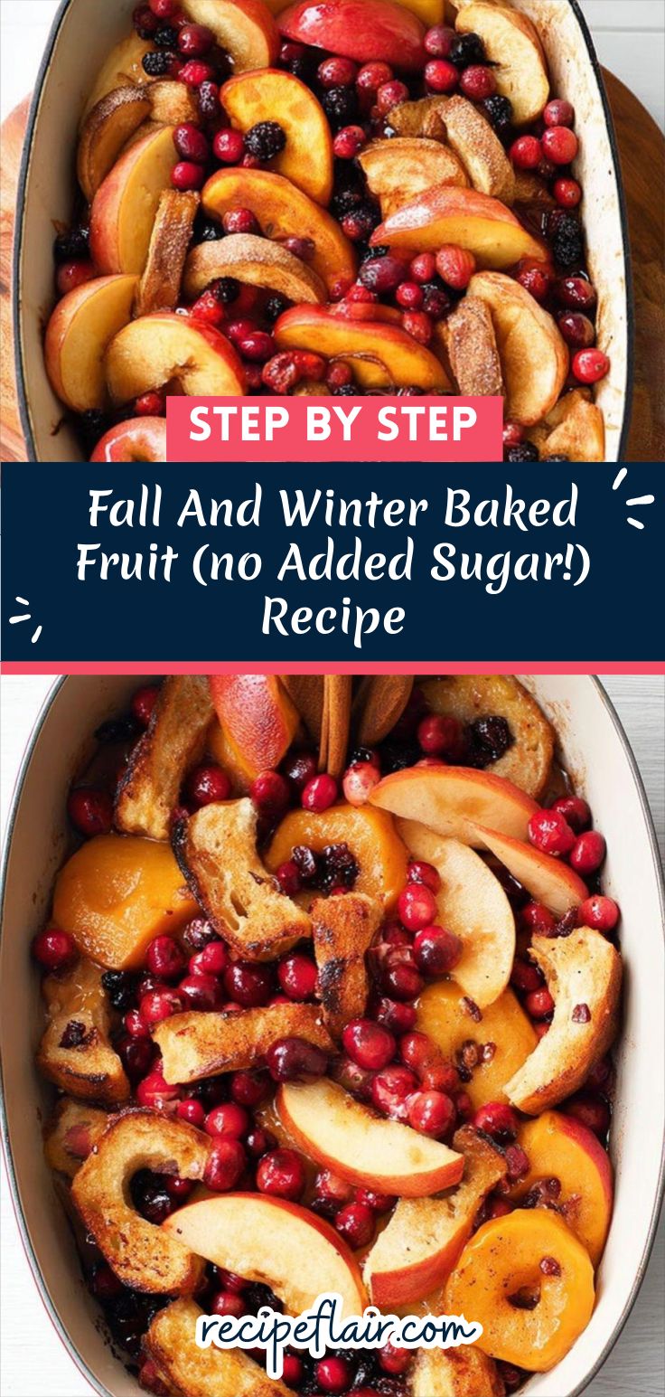 Fall And Winter Baked Fruit (no Added Sugar!) Recipe
