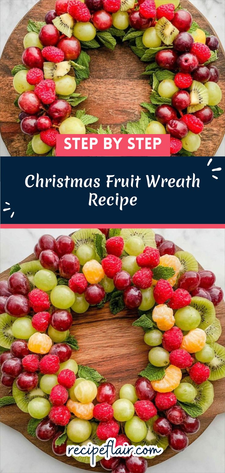 Christmas Fruit Wreath Recipe