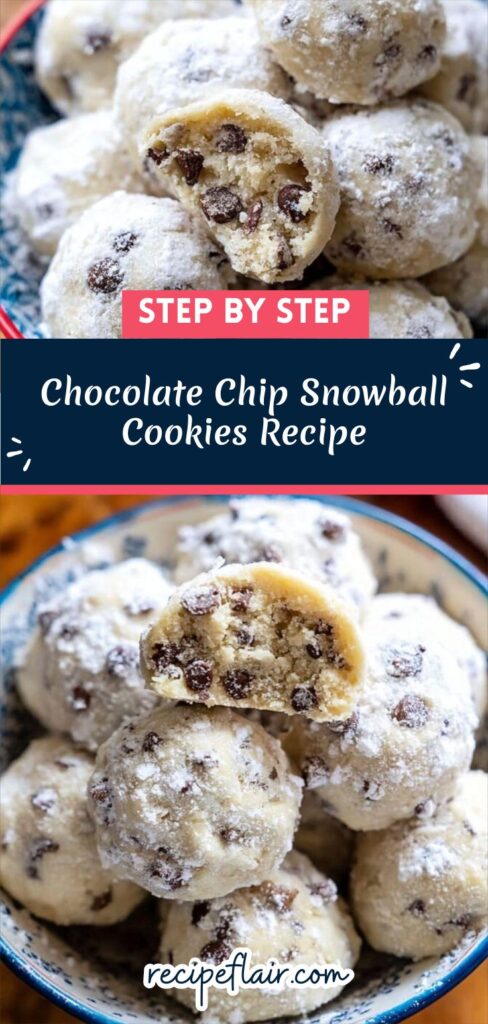 Chocolate Chip Snowball Cookies Recipe