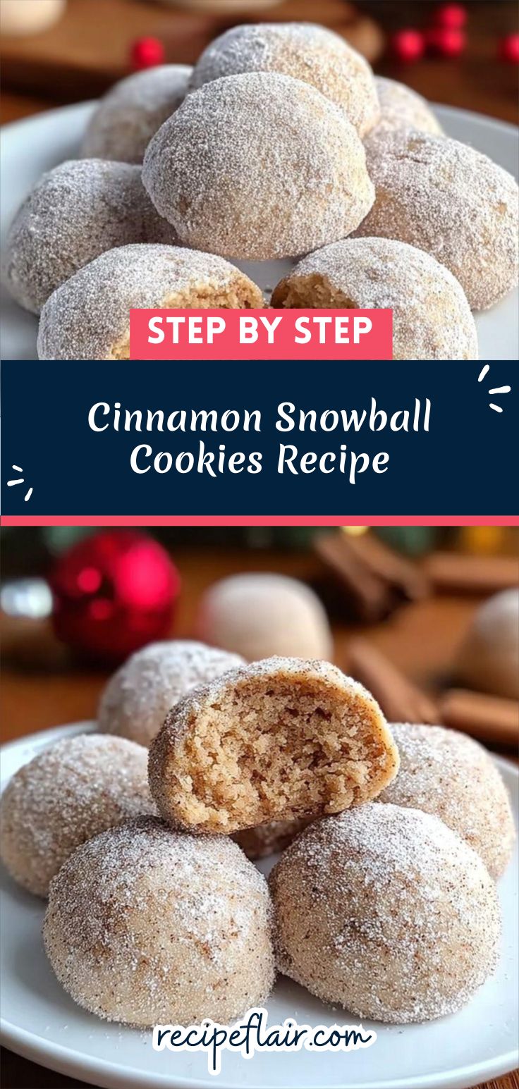 Cinnamon Snowball Cookies Recipe
