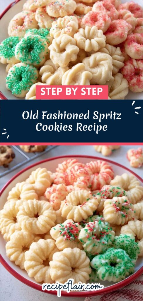 Old Fashioned Spritz Cookies Recipe
