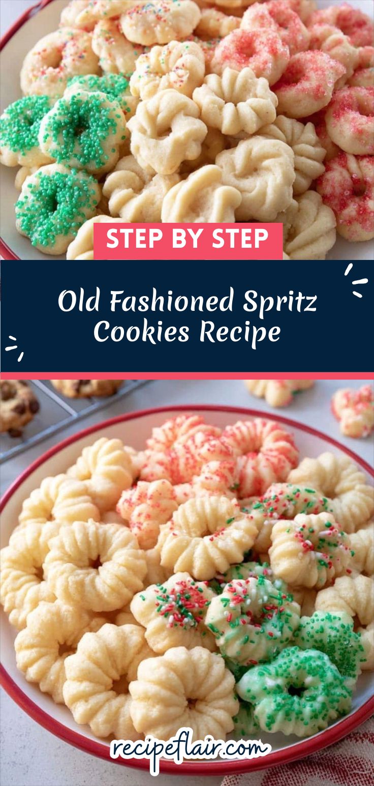 Old Fashioned Spritz Cookies Recipe