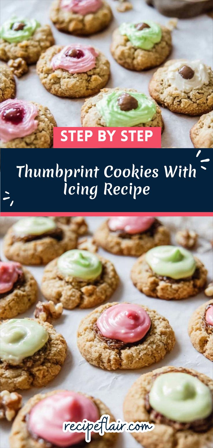 Thumbprint Cookies With Icing Recipe