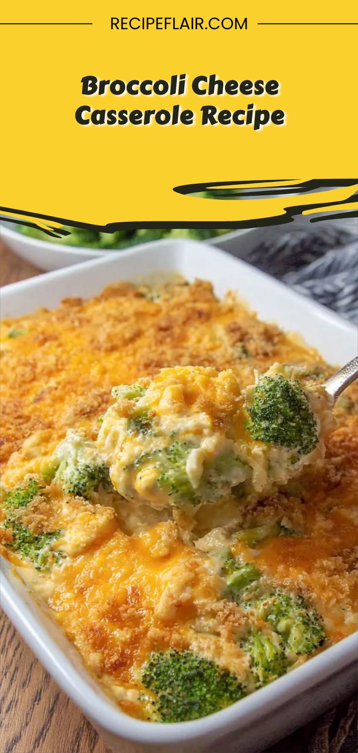 Broccoli Cheese Casserole Recipe