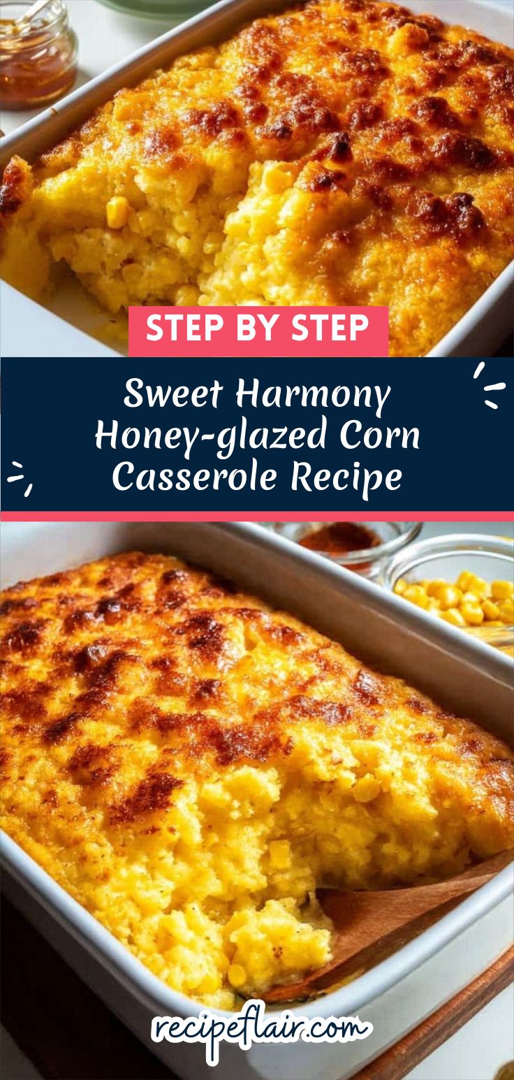Sweet Harmony Honey-glazed Corn Casserole Recipe
