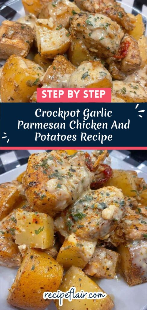 Crockpot Garlic Parmesan Chicken And Potatoes Recipe
