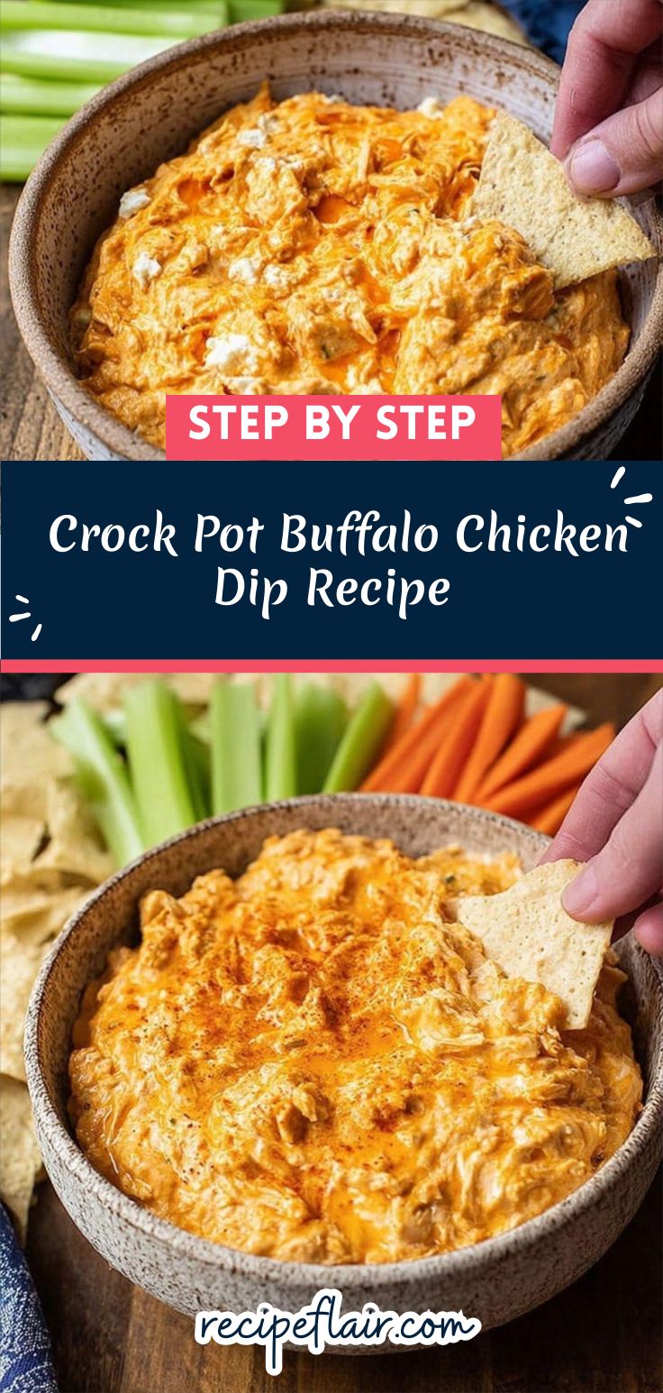 Crock Pot Buffalo Chicken Dip Recipe