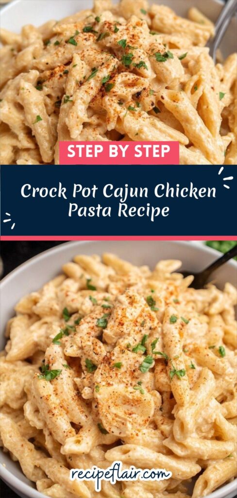 Crock Pot Cajun Chicken Pasta Recipe