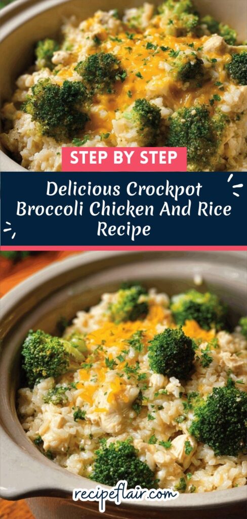 Delicious Crockpot Broccoli Chicken And Rice Recipe