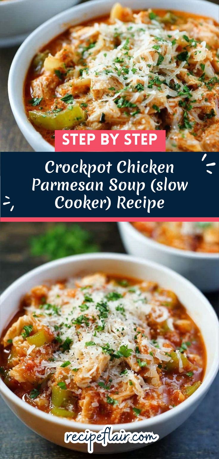 Crockpot Chicken Parmesan Soup (slow Cooker) Recipe