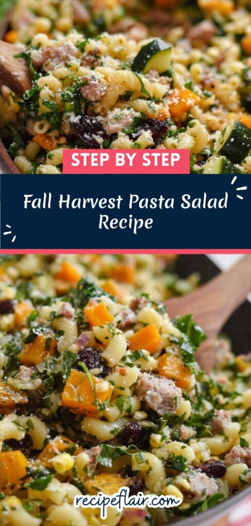Fall Harvest Pasta Salad Recipe