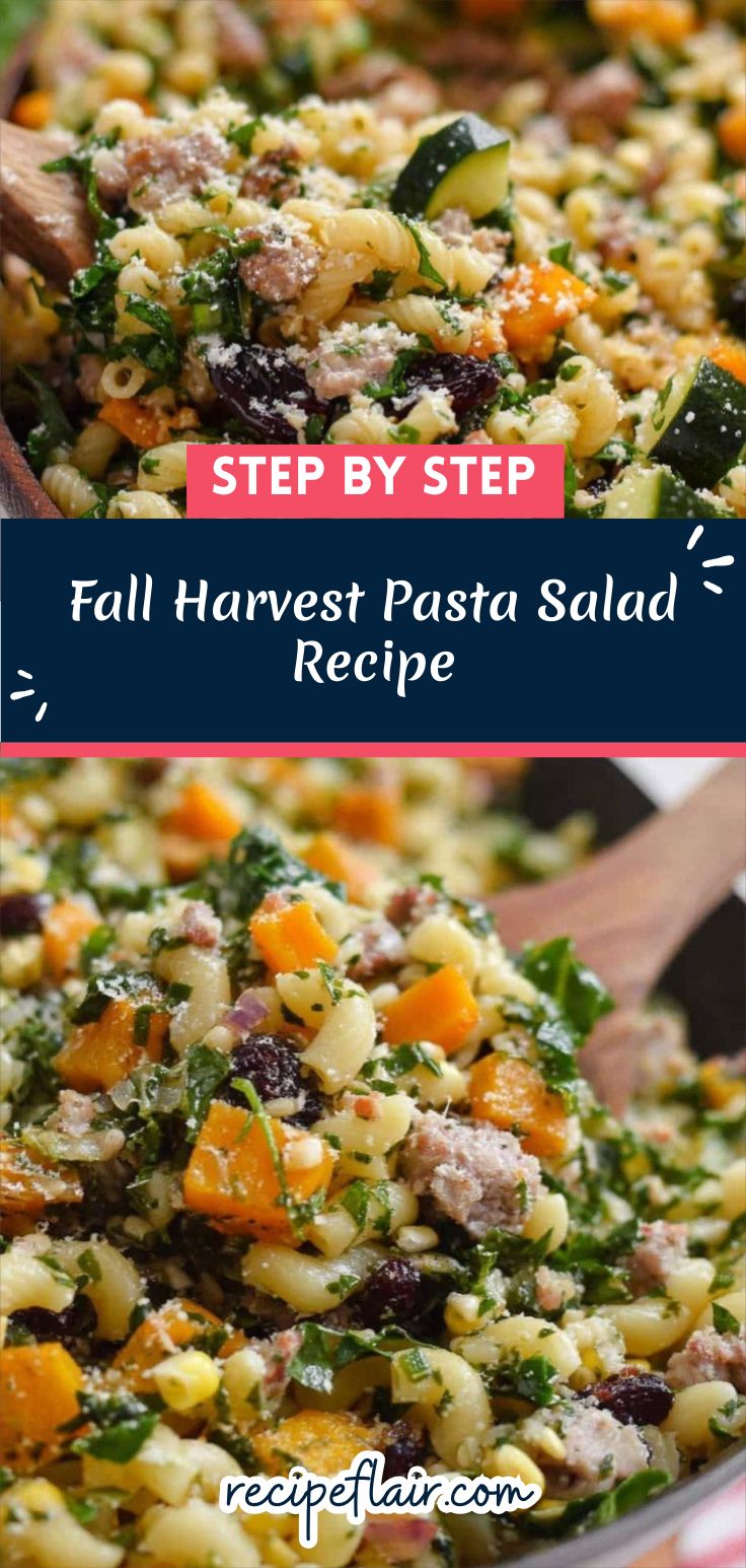 Fall Harvest Pasta Salad Recipe