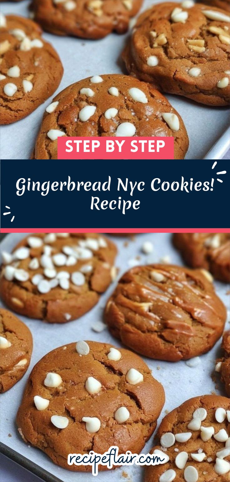 Gingerbread Nyc Cookies! Recipe