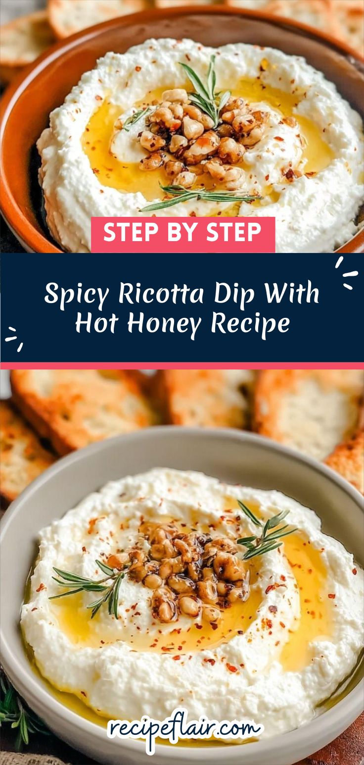 Spicy Ricotta Dip With Hot Honey Recipe
