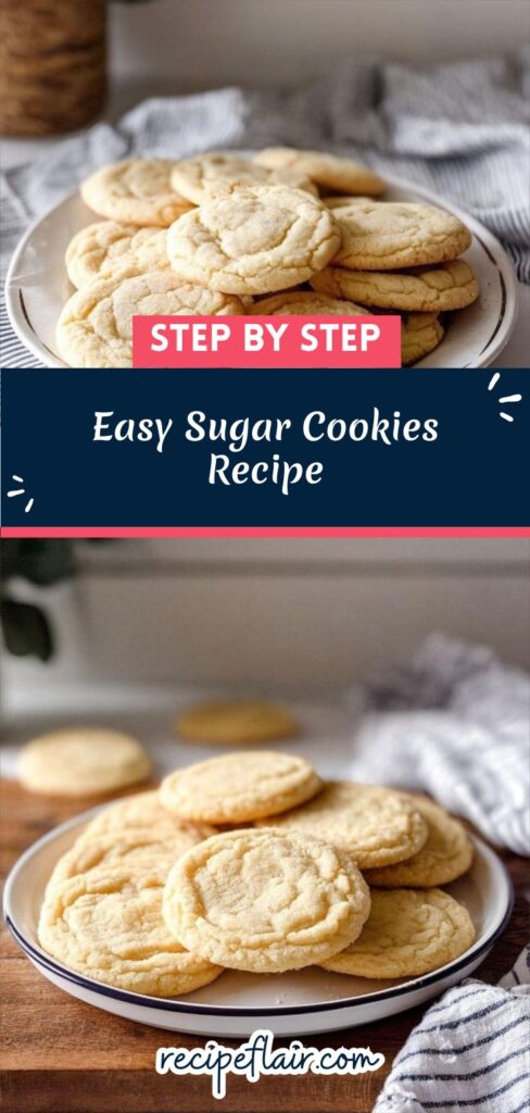 Easy Sugar Cookies Recipe
