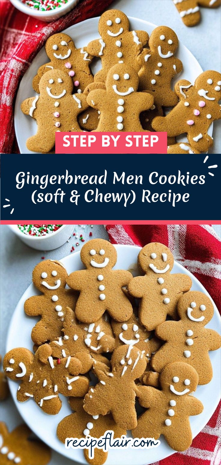 Gingerbread Men Cookies (soft & Chewy) Recipe