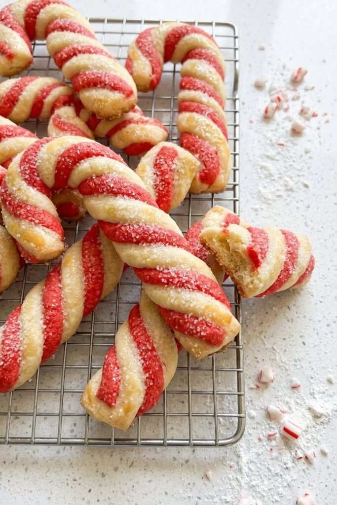 Candy Cane Cookies Recipe: Festive Christmas Cookies for Families