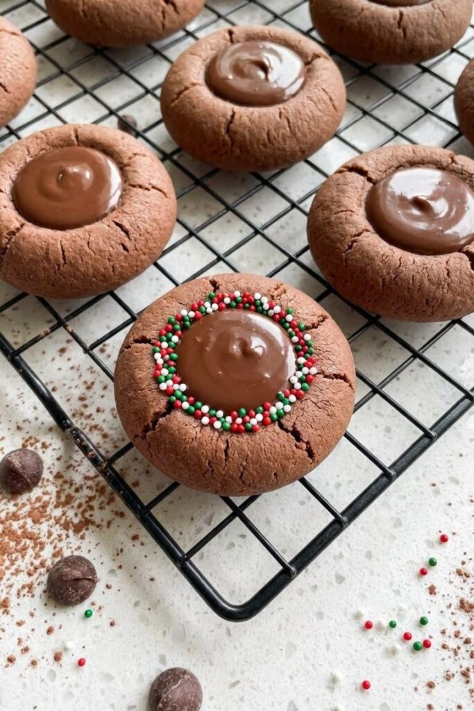 Easy Chocolate Thumbprint Cookies Recipe for Family Baking Fun