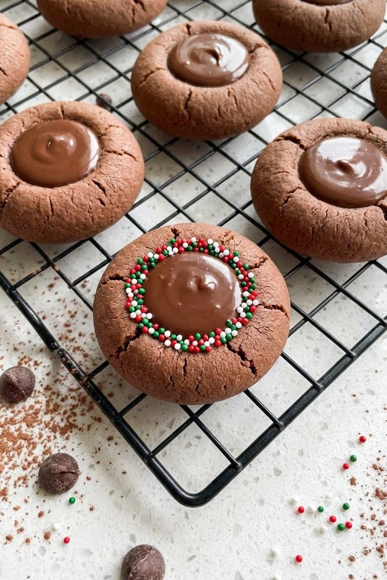 Easy Chocolate Thumbprint Cookies Recipe for Family Baking Fun