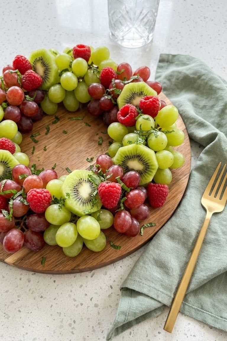 Christmas Fruit Wreath Recipe for a Festive Holiday Centerpiece