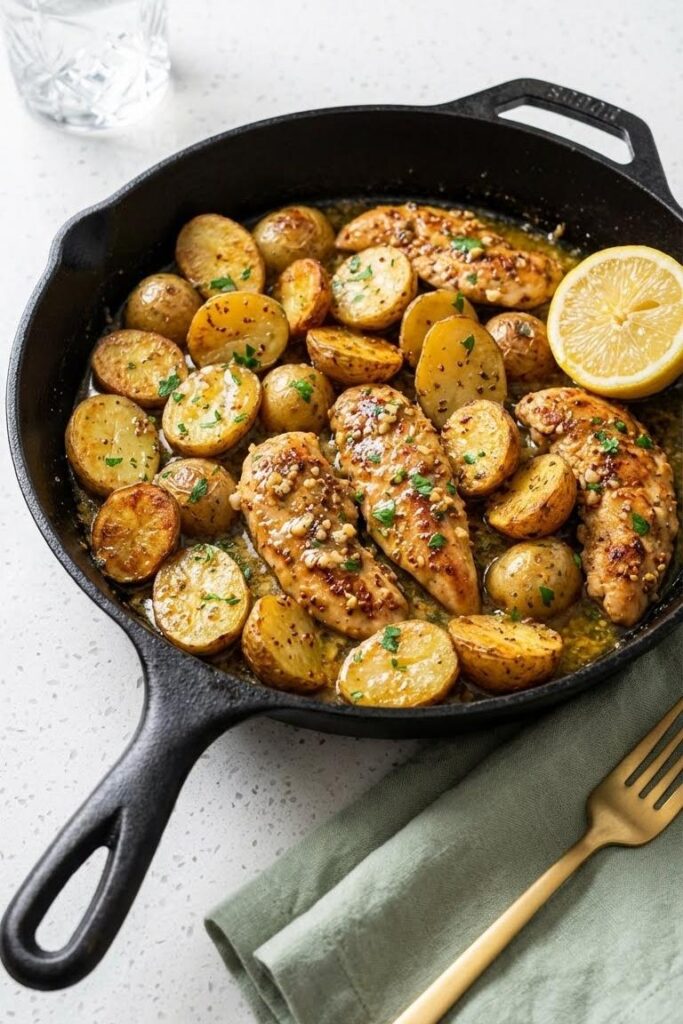 Crockpot Chicken Recipes: Easy Cowboy Butter Chicken and Potatoes Recipe