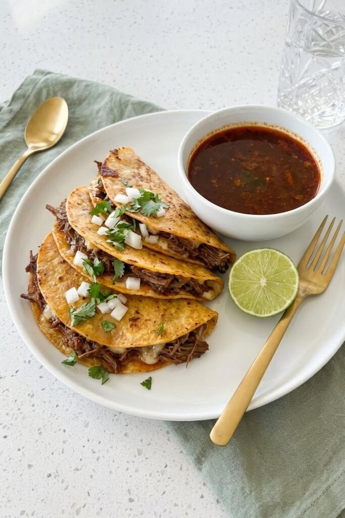 Crock Pot Birria Tacos Recipe – Cozy Crockpot Meal for Families