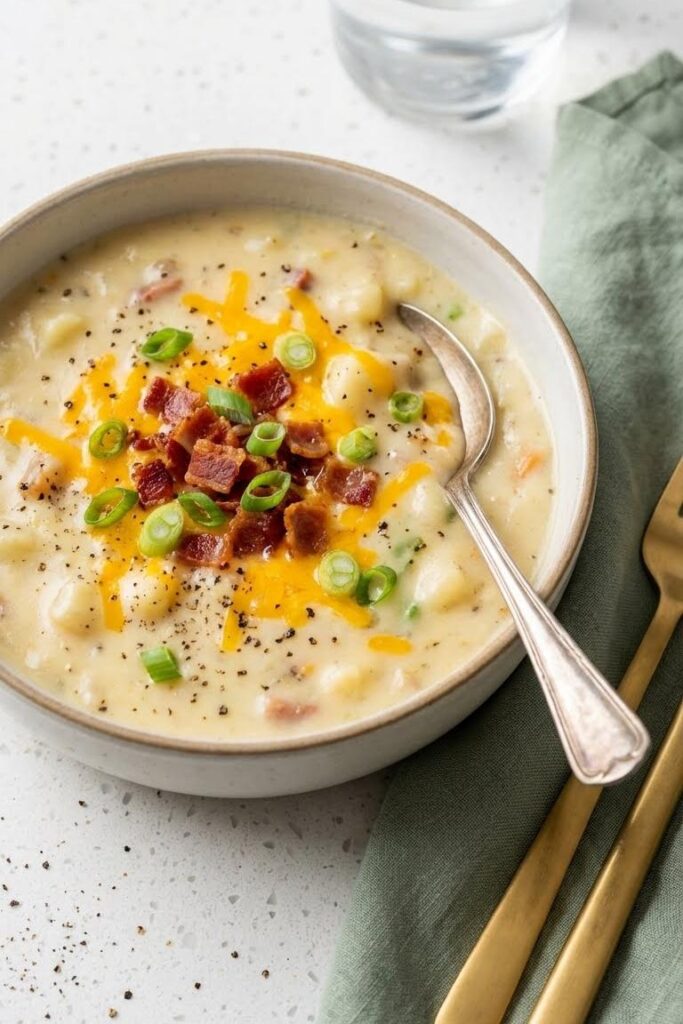 Cozy Crockpot Potato Soup Recipe for Easy Family Dinners