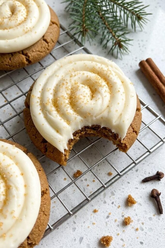 Soft Crumbl Gingerbread Cookies Recipe – Perfect Holiday Copycat
