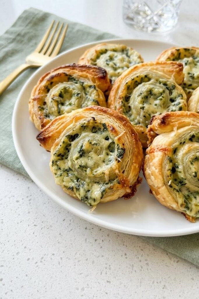 Easy Spinach Dip Pinwheels Recipe for Christmas Eve Appetizers