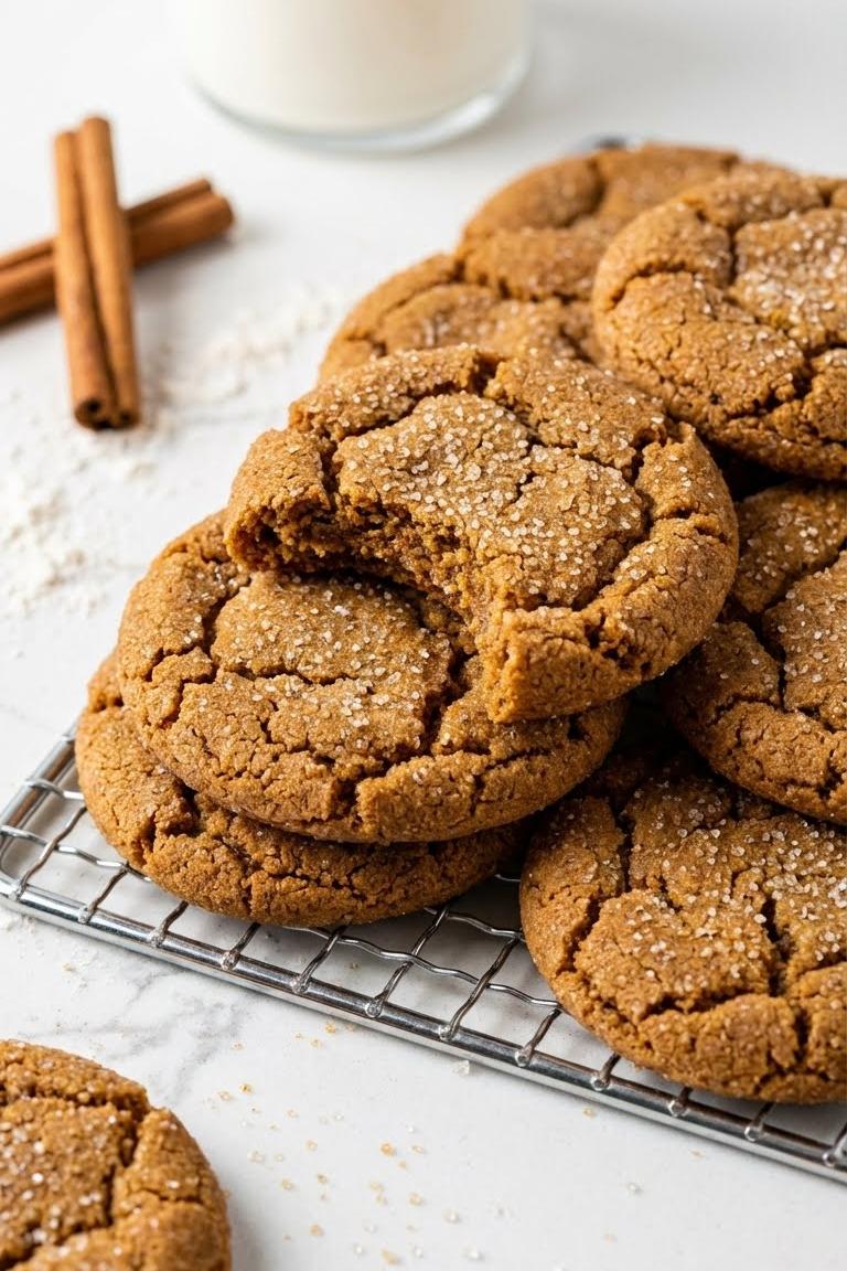 Soft Gingerdoodle Gingerbread Cookies Recipe for Holiday Baking