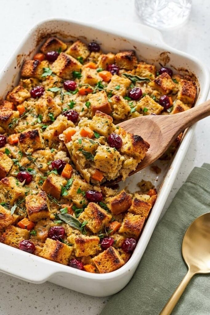 Cozy Gluten Free Thanksgiving Recipe for Dairy & Soy-Free Stuffing