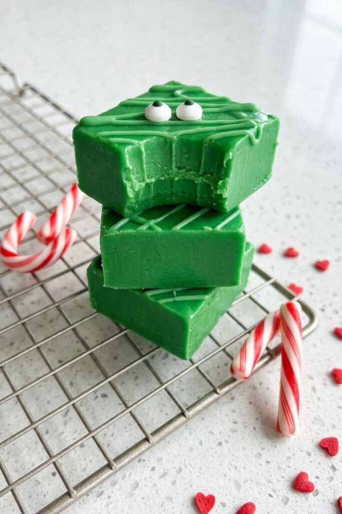 Grinch Fudge Recipe: Christmas Finger Food Kids Will Love