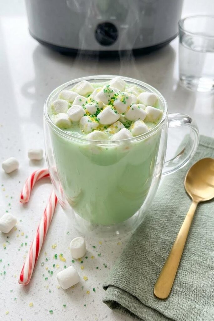 Grinch Hot Chocolate Recipe: Fun Christmas Potluck Drink Ideas
