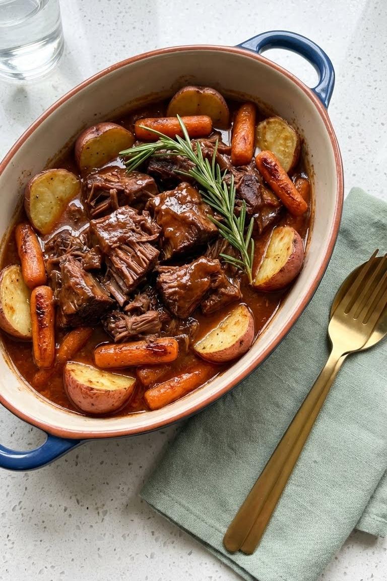 Cozy Jackfruit Pot Roast Recipe for Vegetarian Thanksgiving