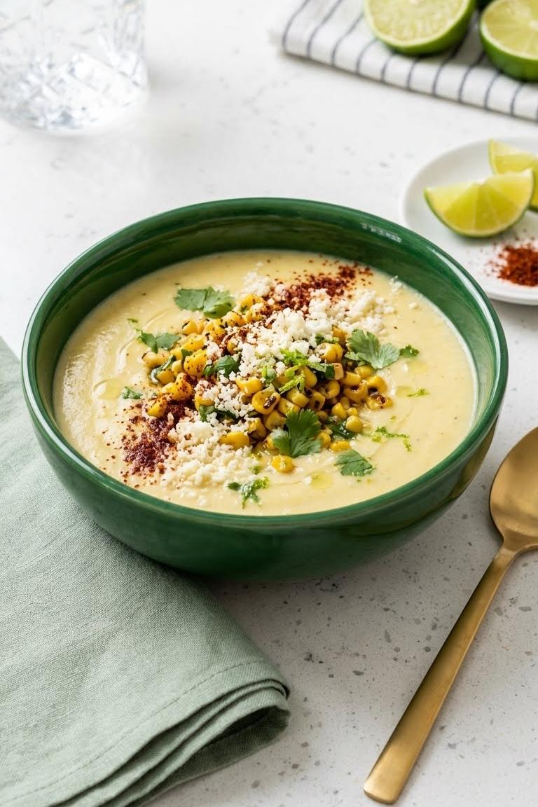 Cozy Crockpot Soup Recipe: Mexican Street Corn Soup Made Easy