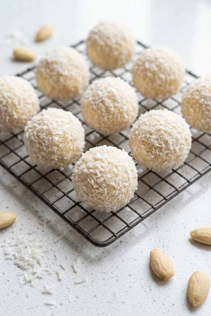 No Bake Coconut Snowball Cookies Recipe for Easy Holiday Treats