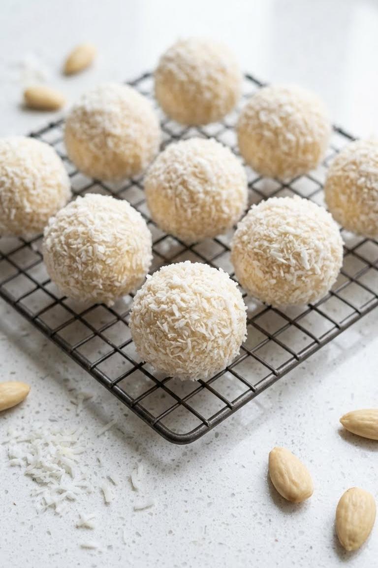 No Bake Coconut Snowball Cookies Recipe for Easy Holiday Treats