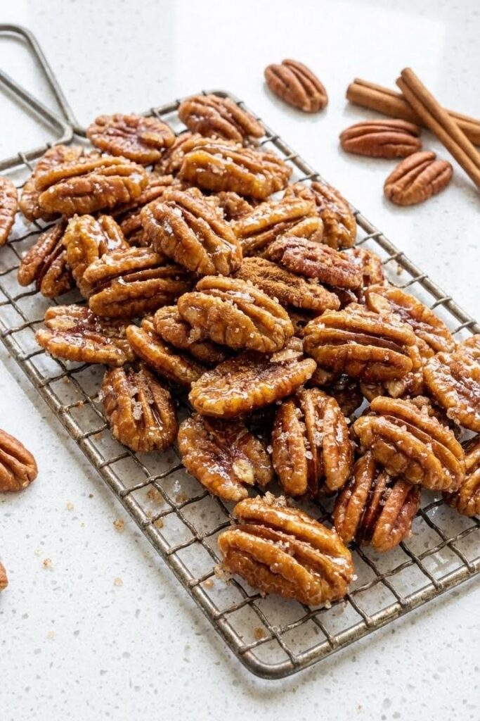 Crockpot Thanksgiving Recipes: Slow Cooker Candied Cinnamon Pecans Recipe