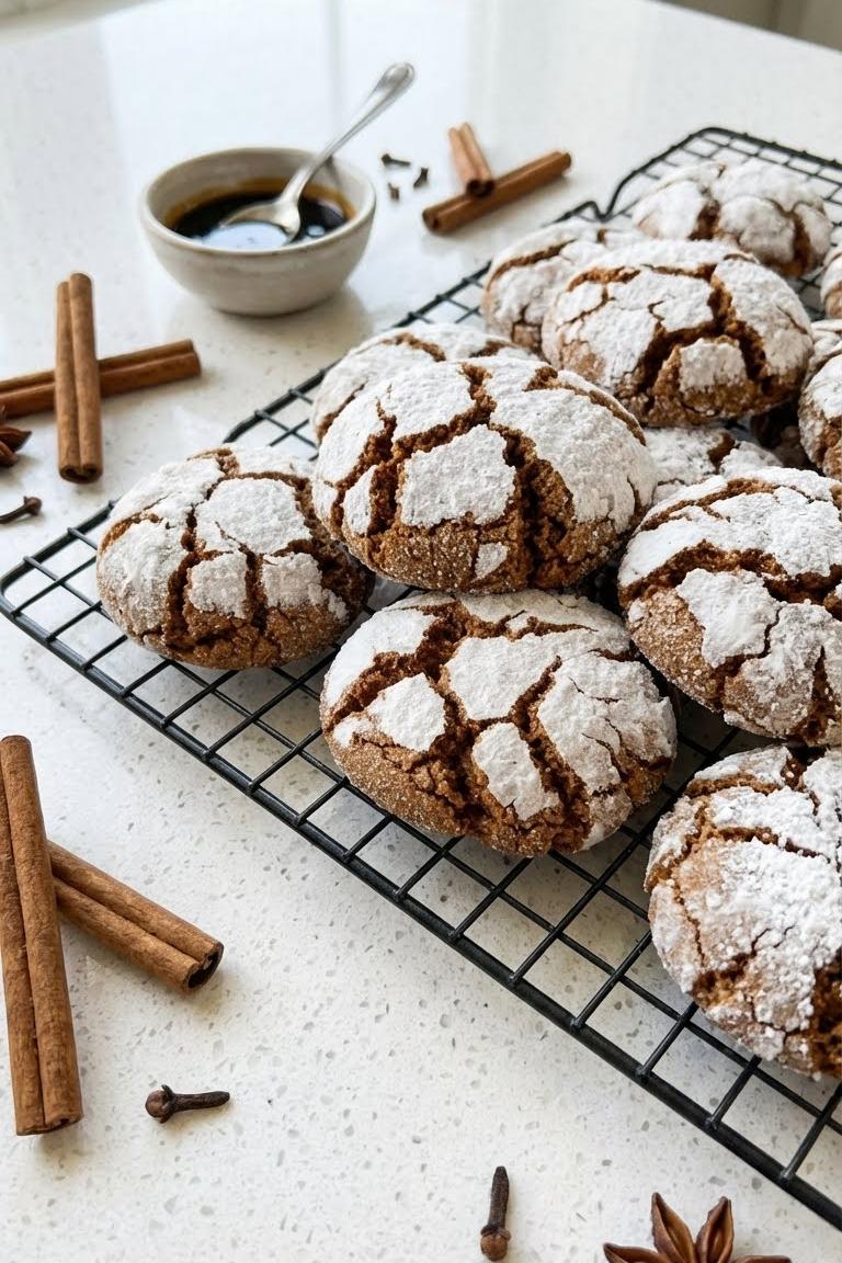 Soft Gingerbread Cookies Recipe: Spiced Crinkle Holiday Favorite