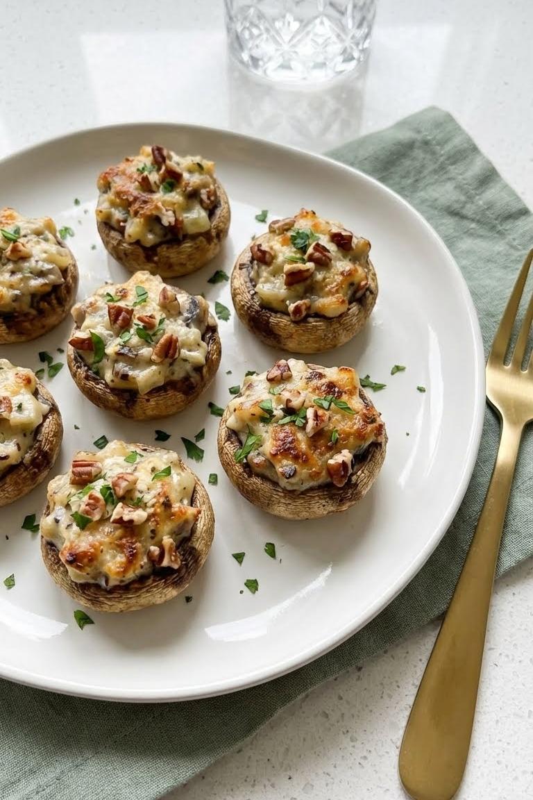 Stuffed Mushrooms Recipe: Best Christmas Side Dish Idea for Parties