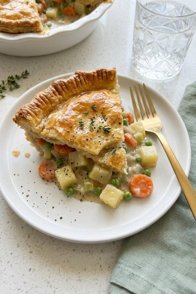 Cozy Vegetarian Pot Pie Recipe for Easy Thanksgiving Dinner