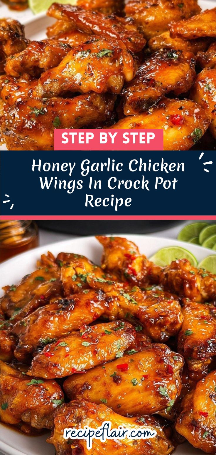 Honey Garlic Chicken Wings In Crock Pot Recipe