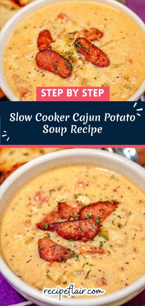 Slow Cooker Cajun Potato Soup Recipe