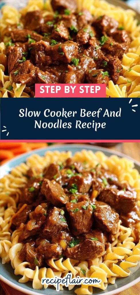 Slow Cooker Beef And Noodles Recipe