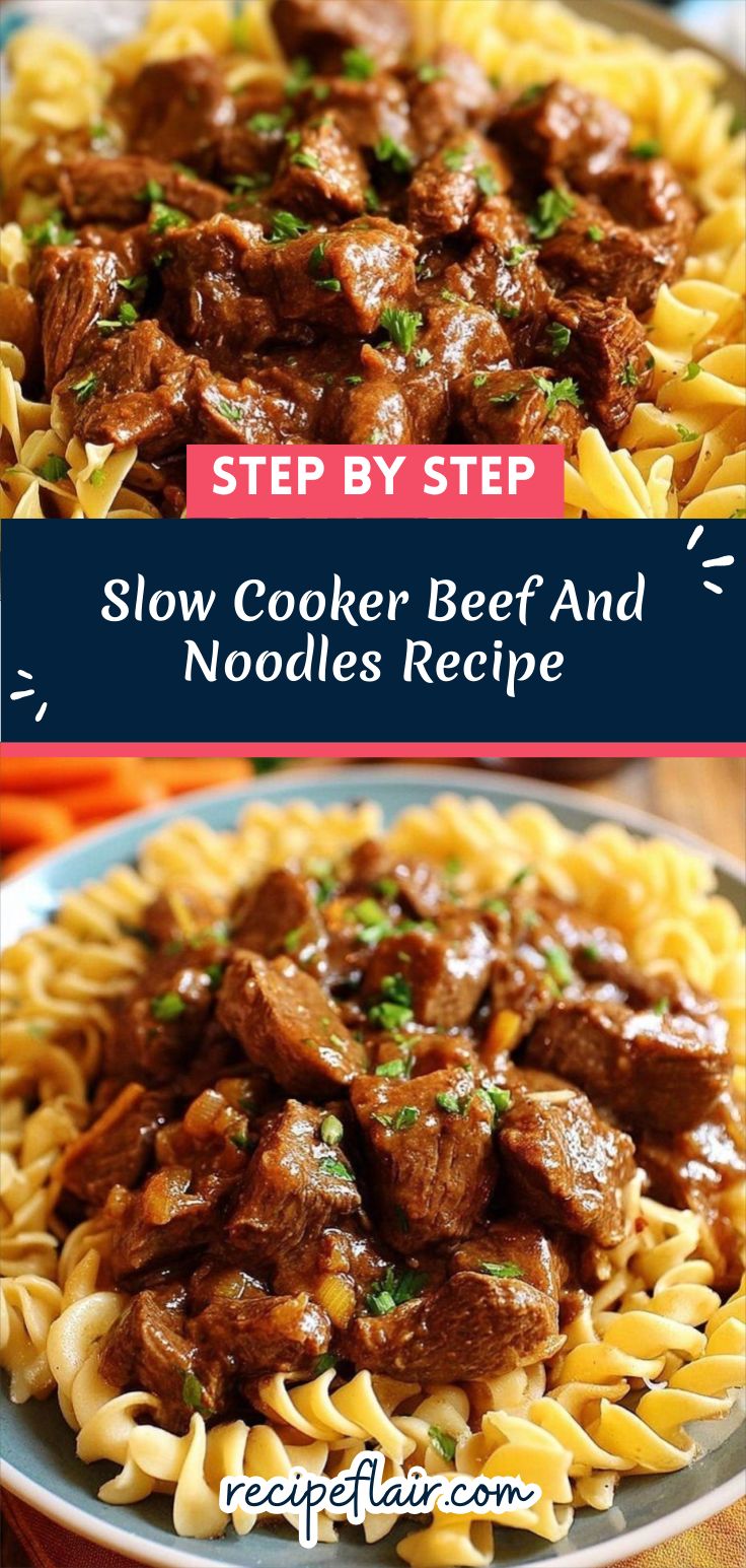 Slow Cooker Beef And Noodles Recipe
