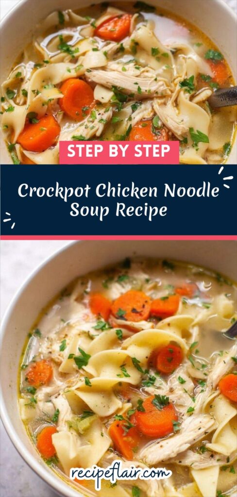 Crockpot Chicken Noodle Soup Recipe