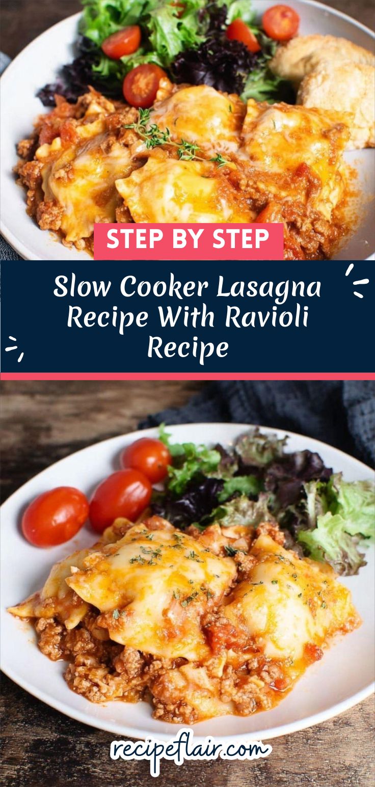 Slow Cooker Lasagna Recipe With Ravioli Recipe
