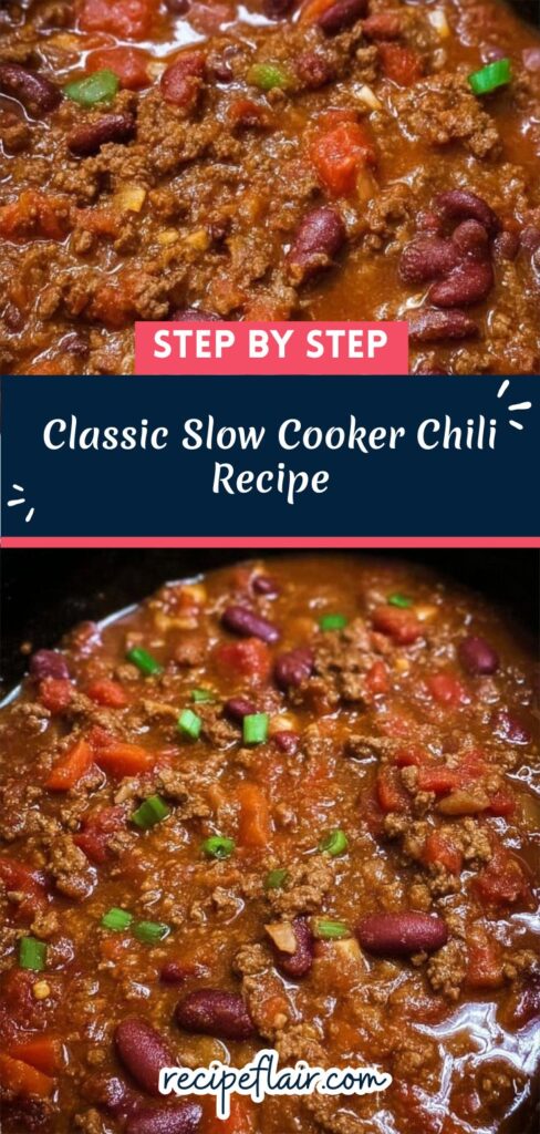Classic Slow Cooker Chili Recipe