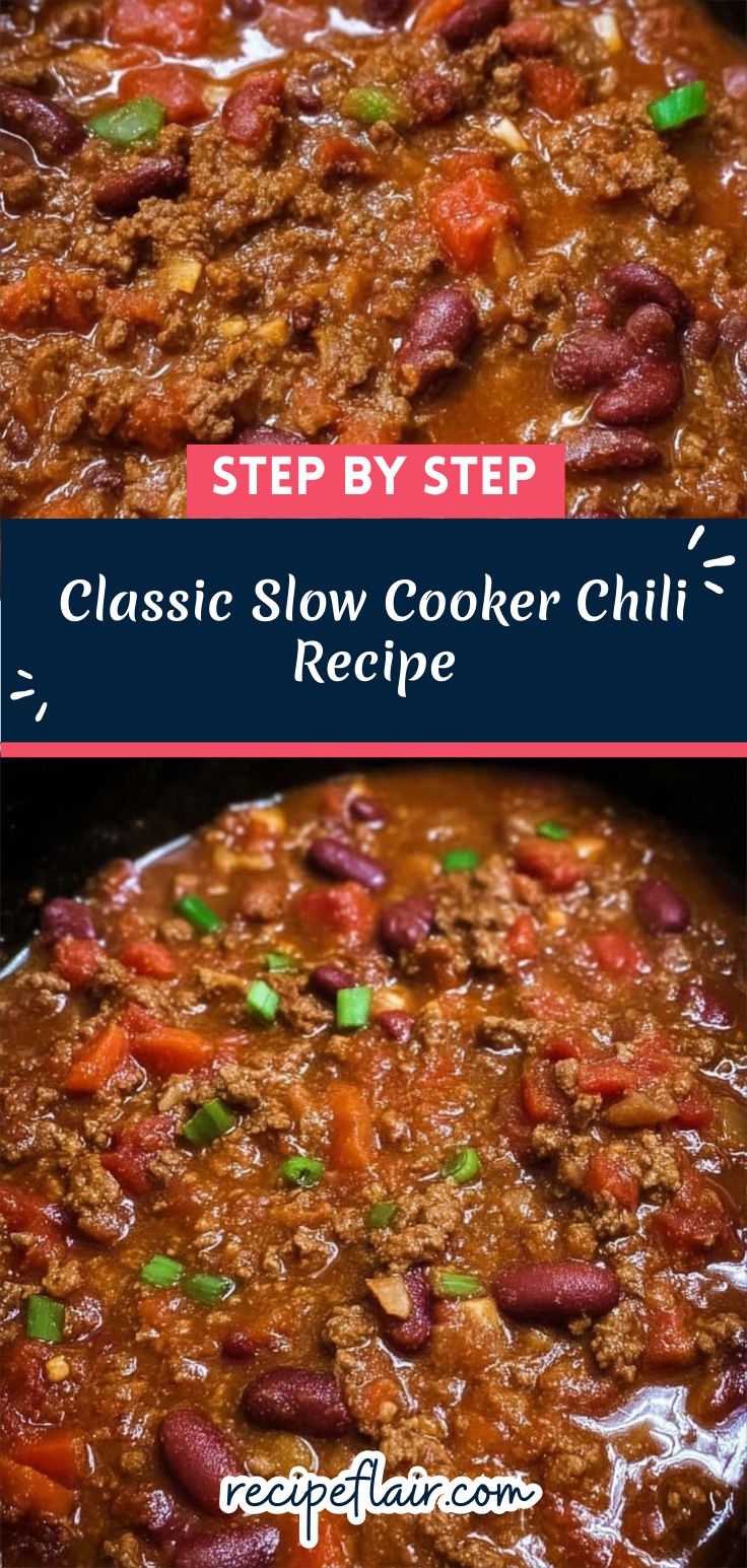 Classic Slow Cooker Chili Recipe